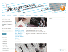 Tablet Screenshot of nosegasm.com